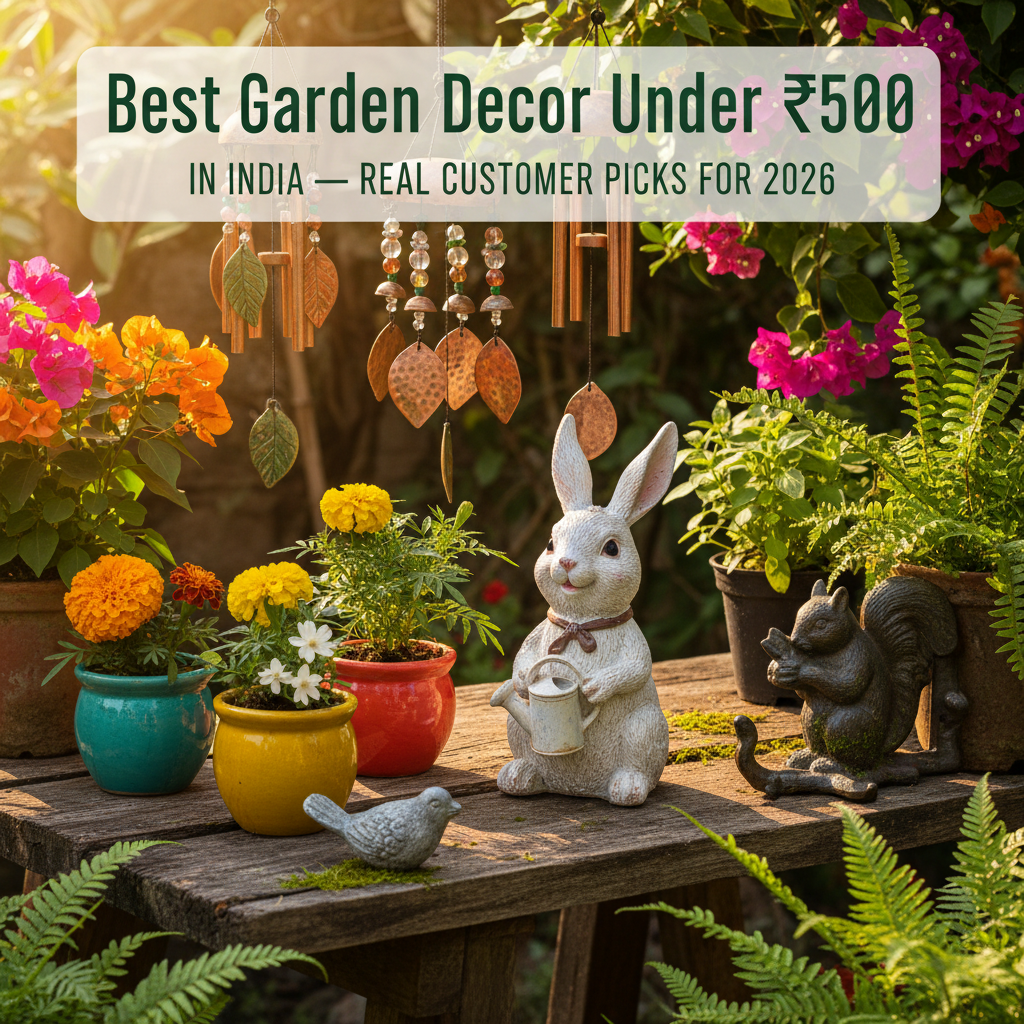 Best Garden Decor Items Under ₹500 in India — Real Customer Picks for 2026