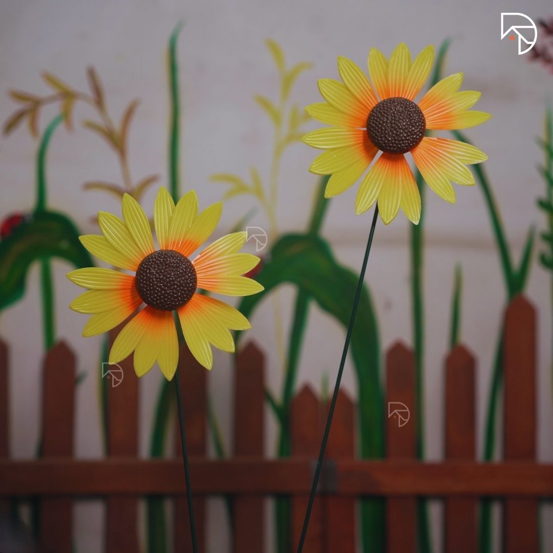 Sunny Bloom Garden Stake