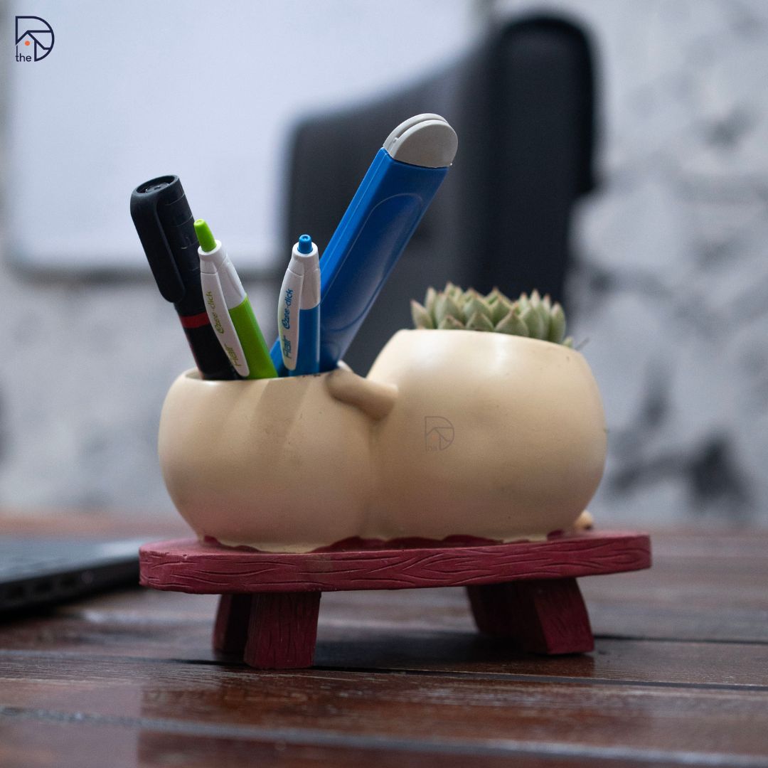 Smiley Duo Planter for Home Decor Gift Garden Decor