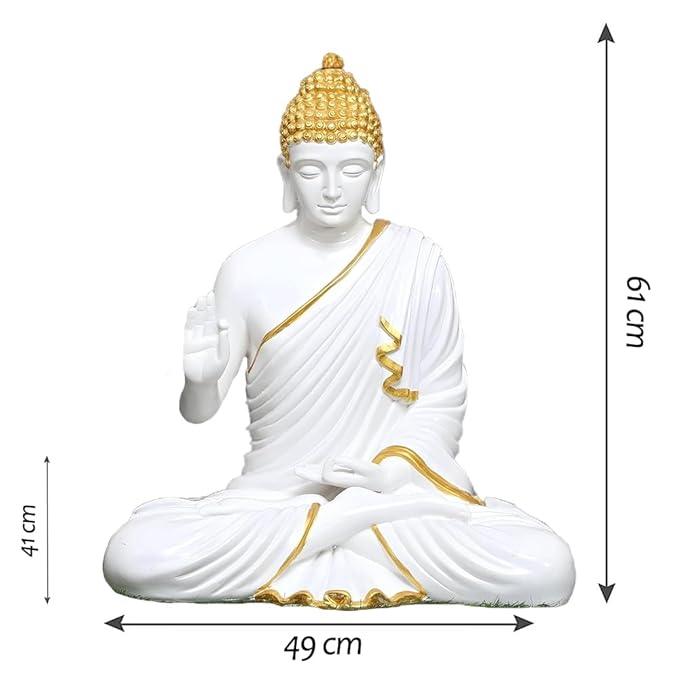 Golden Tranquility Buddha Statue - The Decorshed