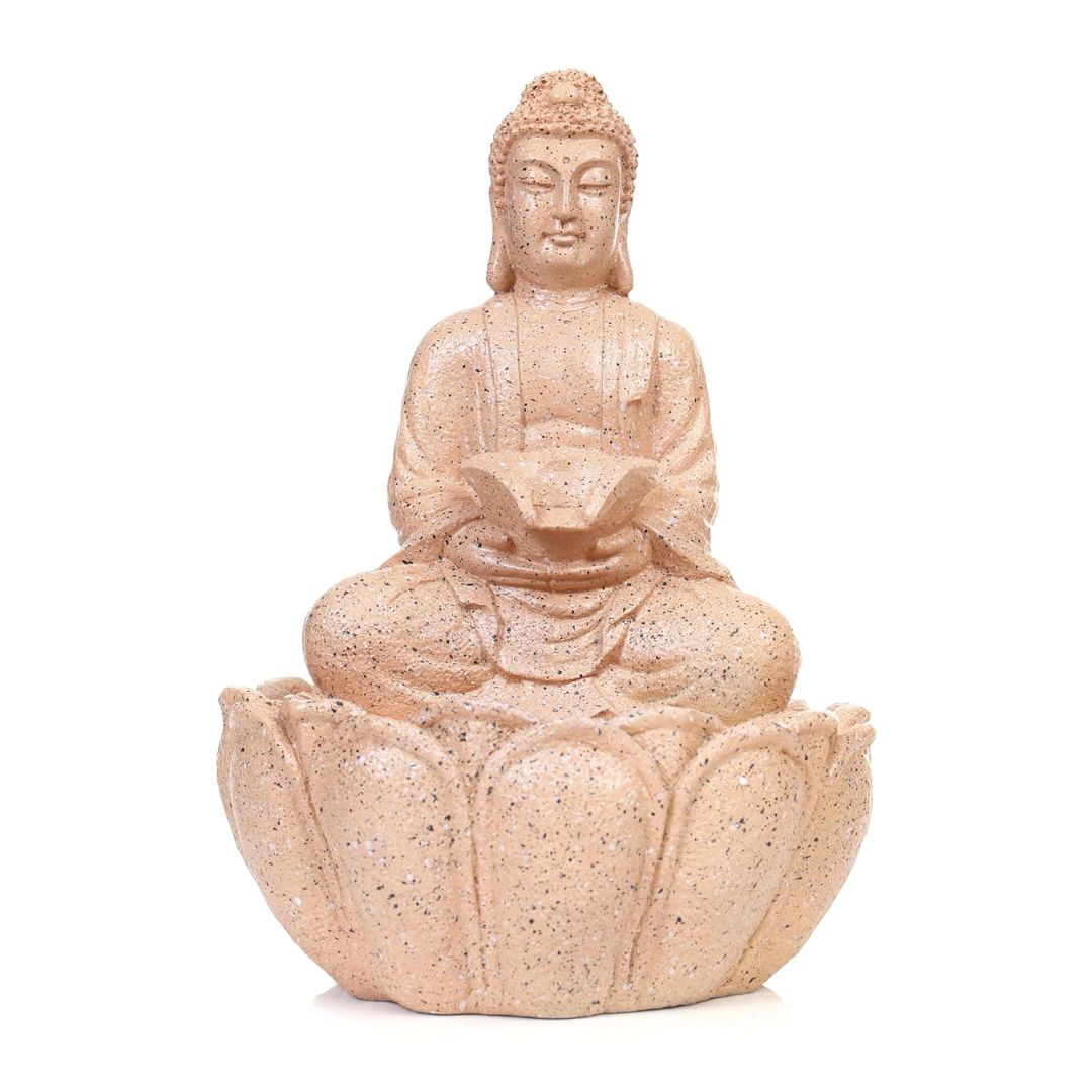 Buddha Water Fountain for Terrace Garden, Outdoor Decor