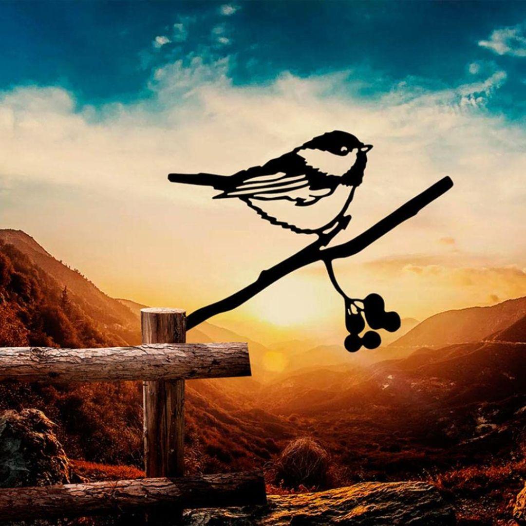 Metal Bird Sculpture - The Decorshed
