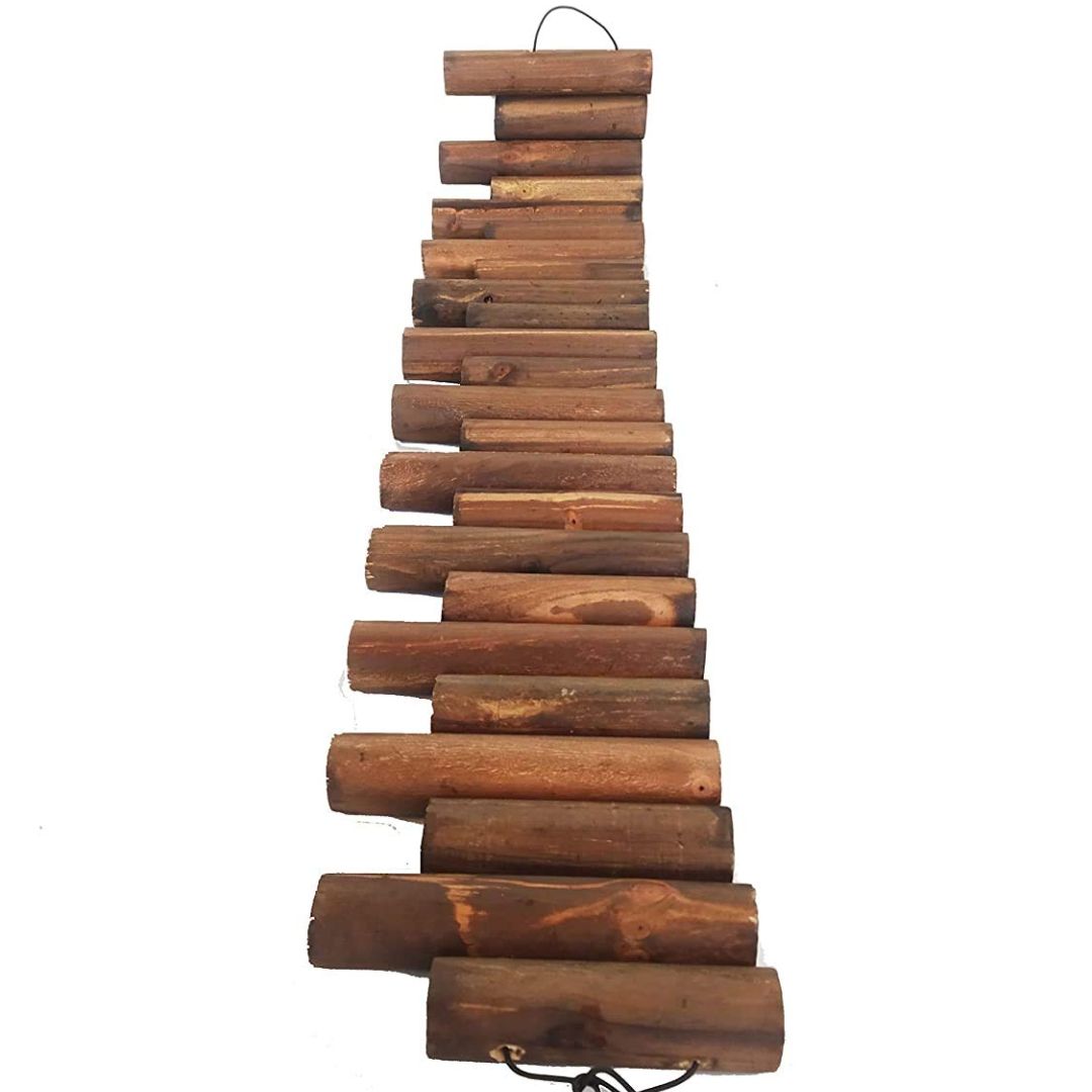 Small Self-Standing Wooden Fence – Garden Border for Home, Balcony & Outdoor Decor