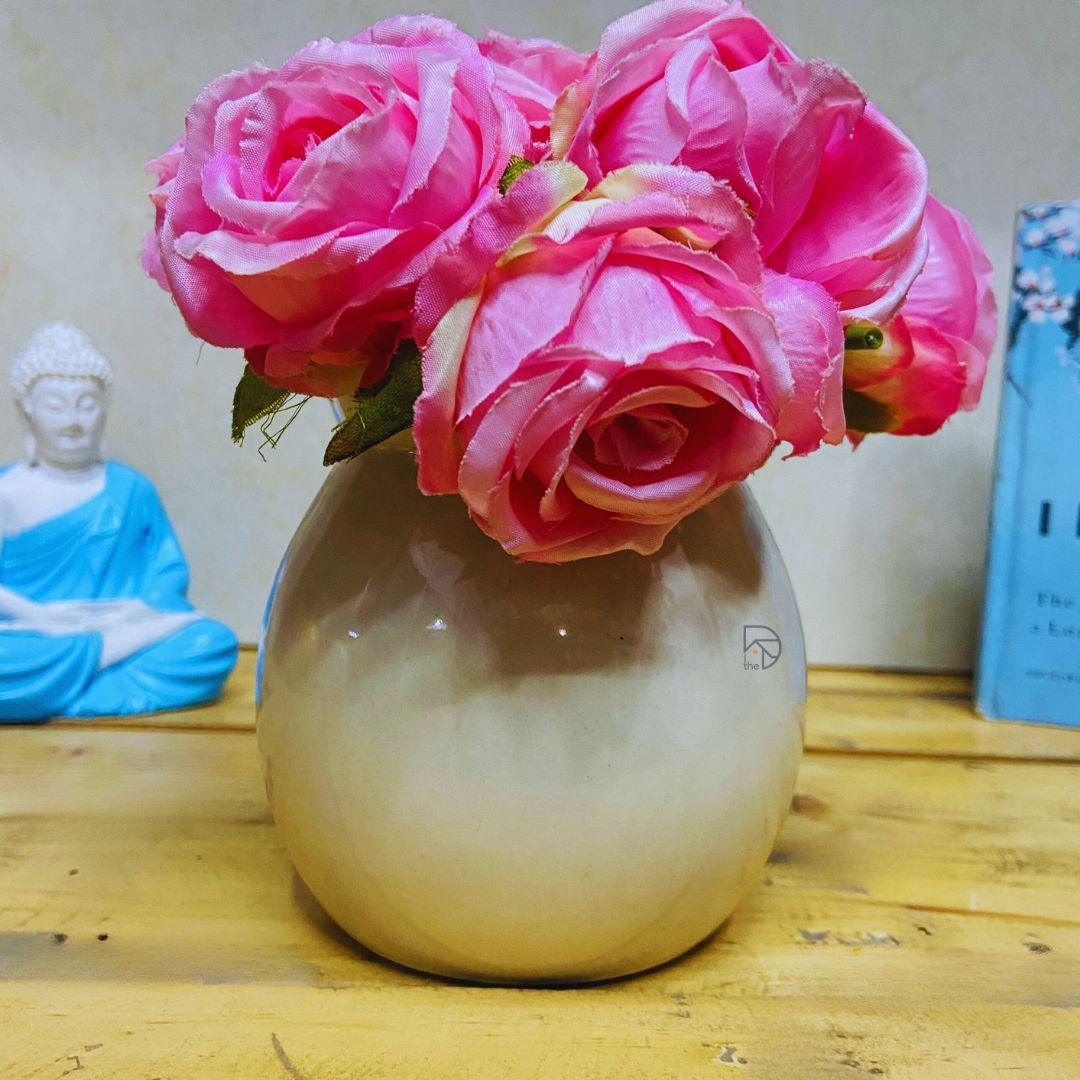 FLower Ceramic Pot - The Decorshed