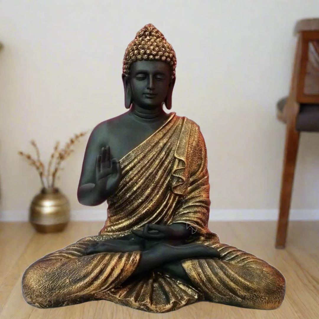 Golden Tranquility Buddha (15 inch) - The Decorshed