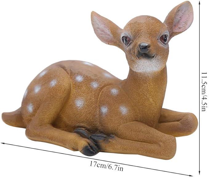 Baby Deer Garden Statue Set - The Decorshed
