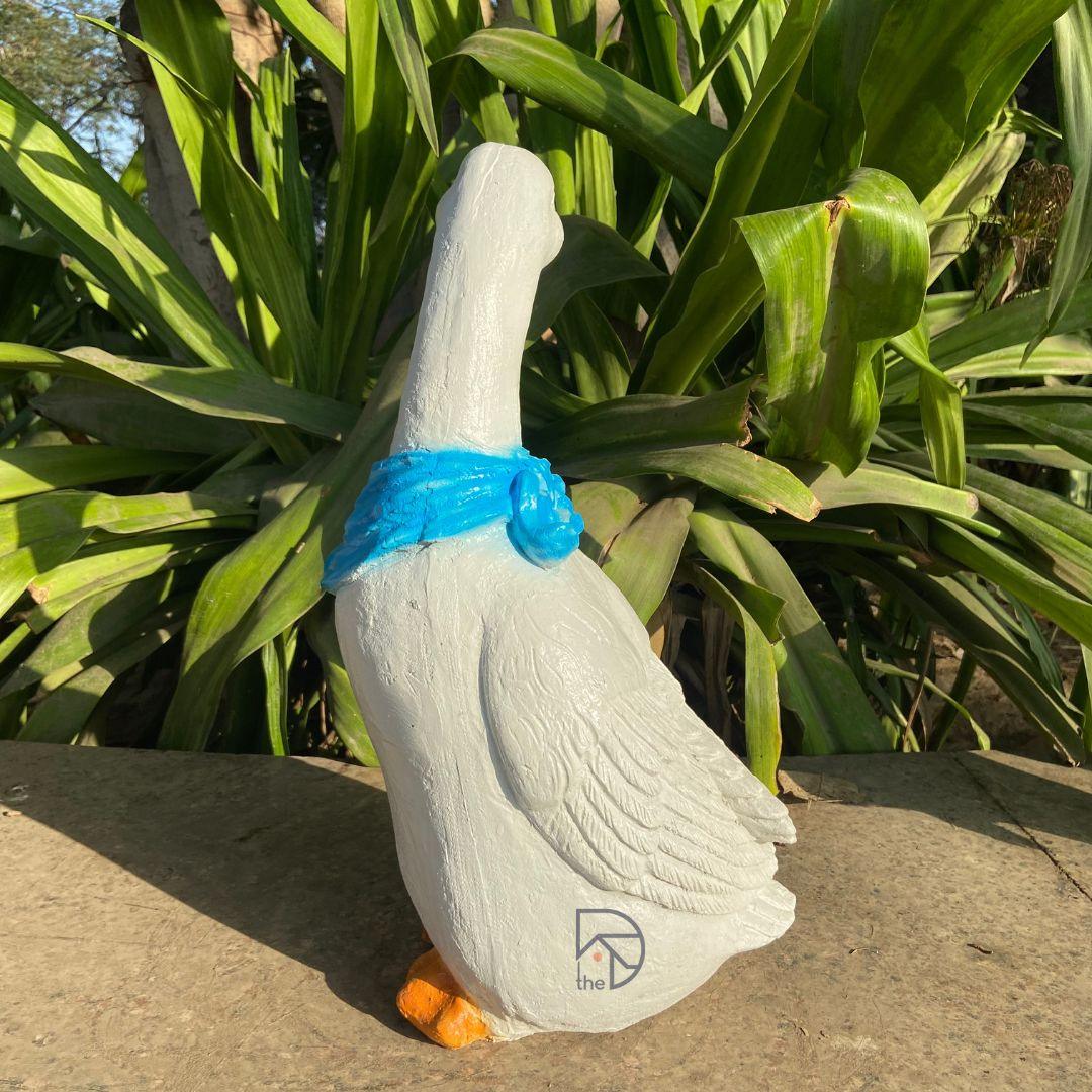 Duck with Scarf for Garden Decor - The Decorshed