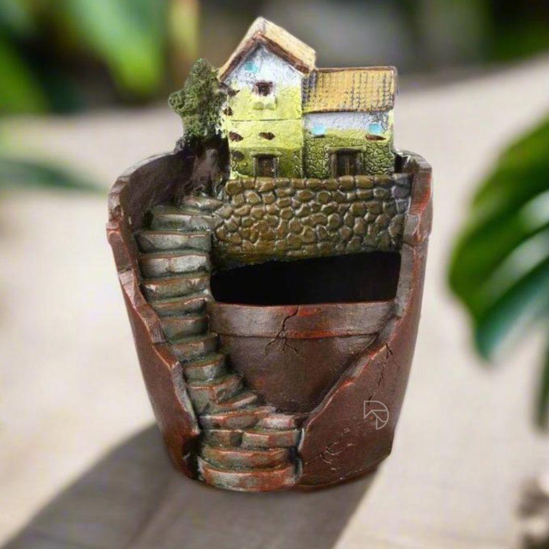 succulents in resin Fairy Pot Garden Planter for Succulents