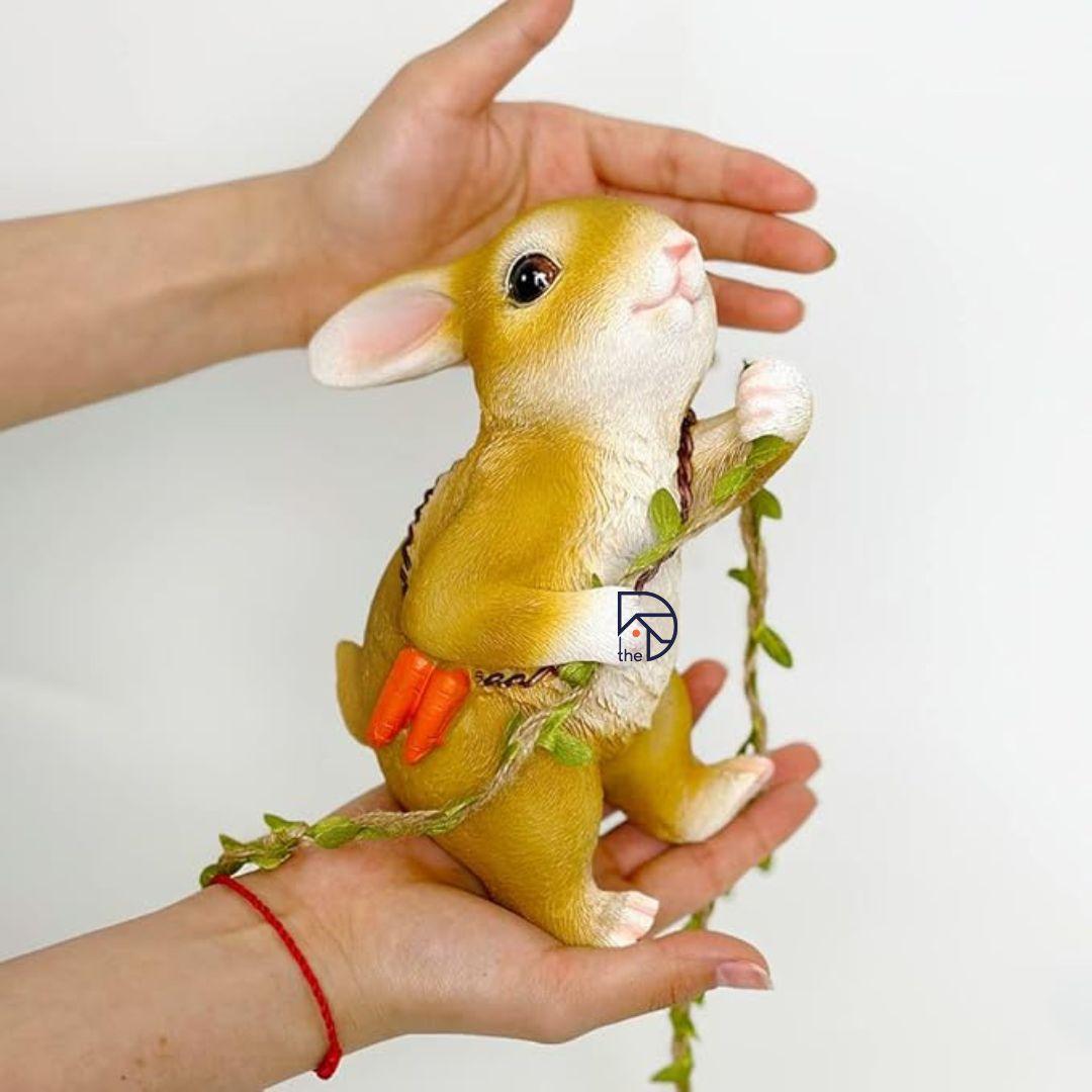 Hanging Climbing Bunny for Garden - The Decorshed