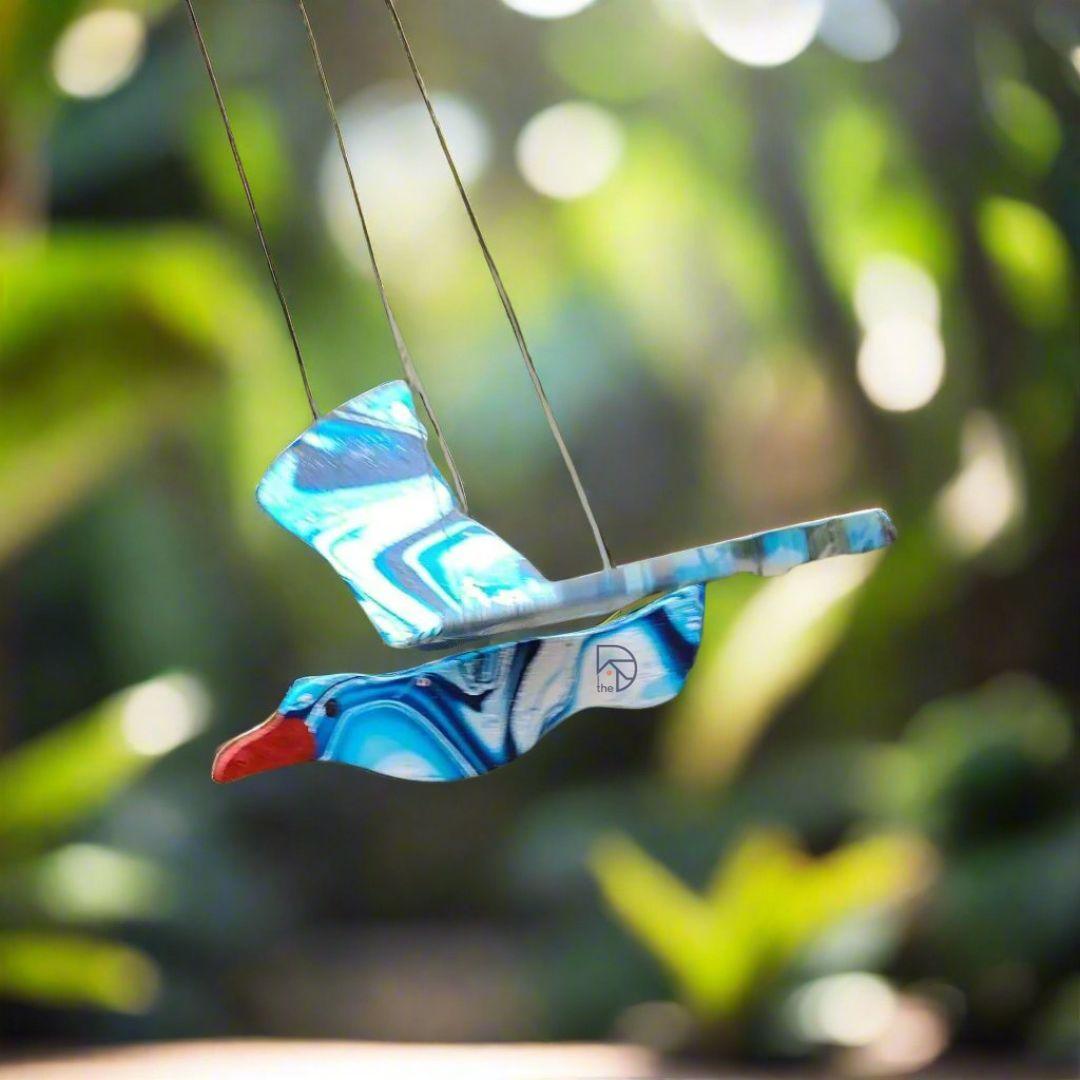 Hanging Wooden Bird for Garden decor - The Decorshed