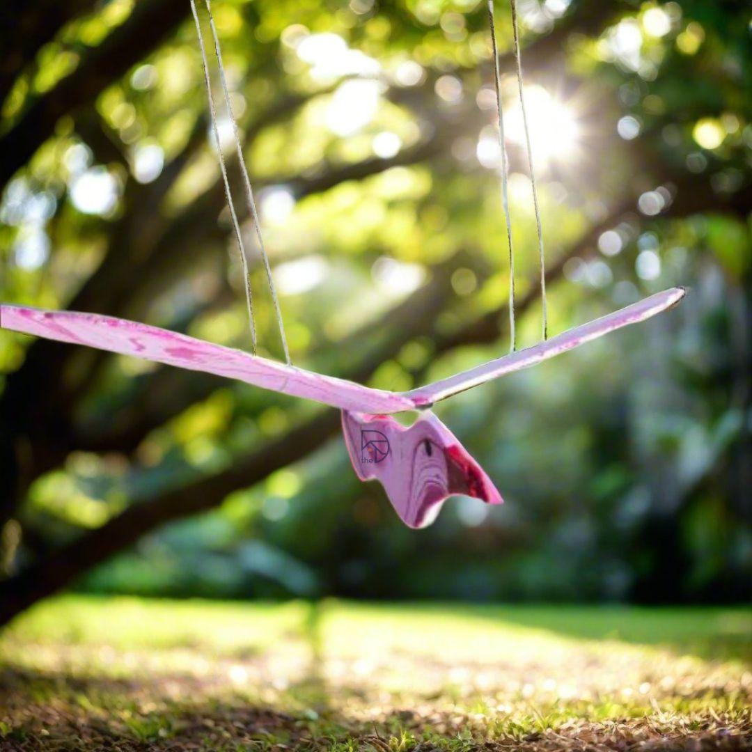 Hanging Wooden Bird for Garden decor - The Decorshed