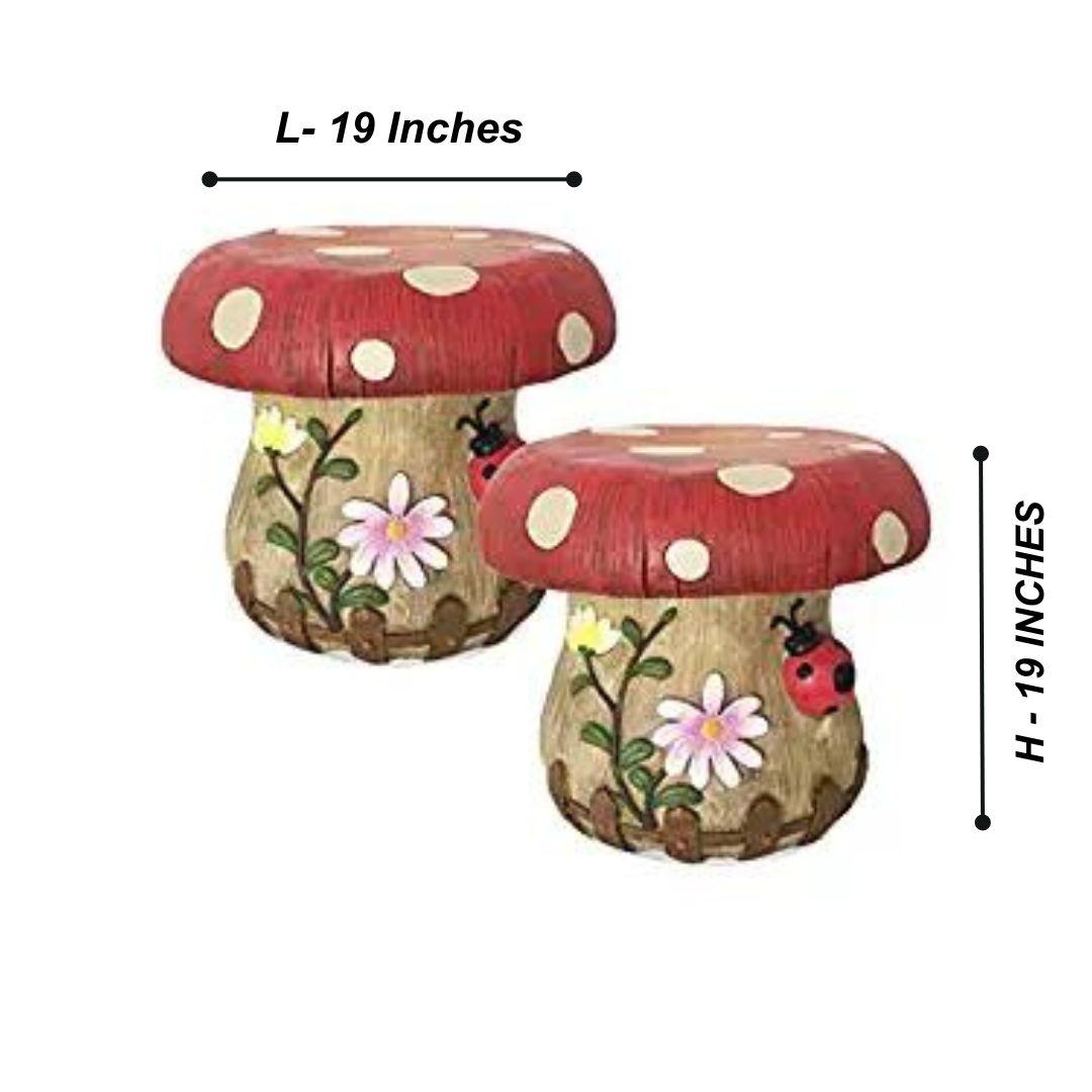 Large Mushroom Stool - The Decorshed