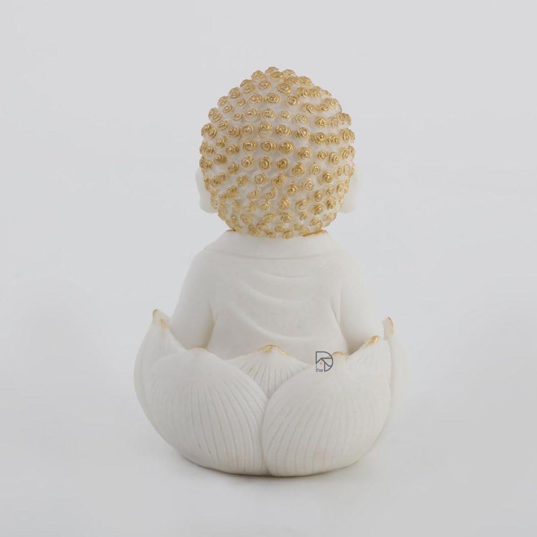 Marble Buddha Idol (Set of 2) - The Decorshed