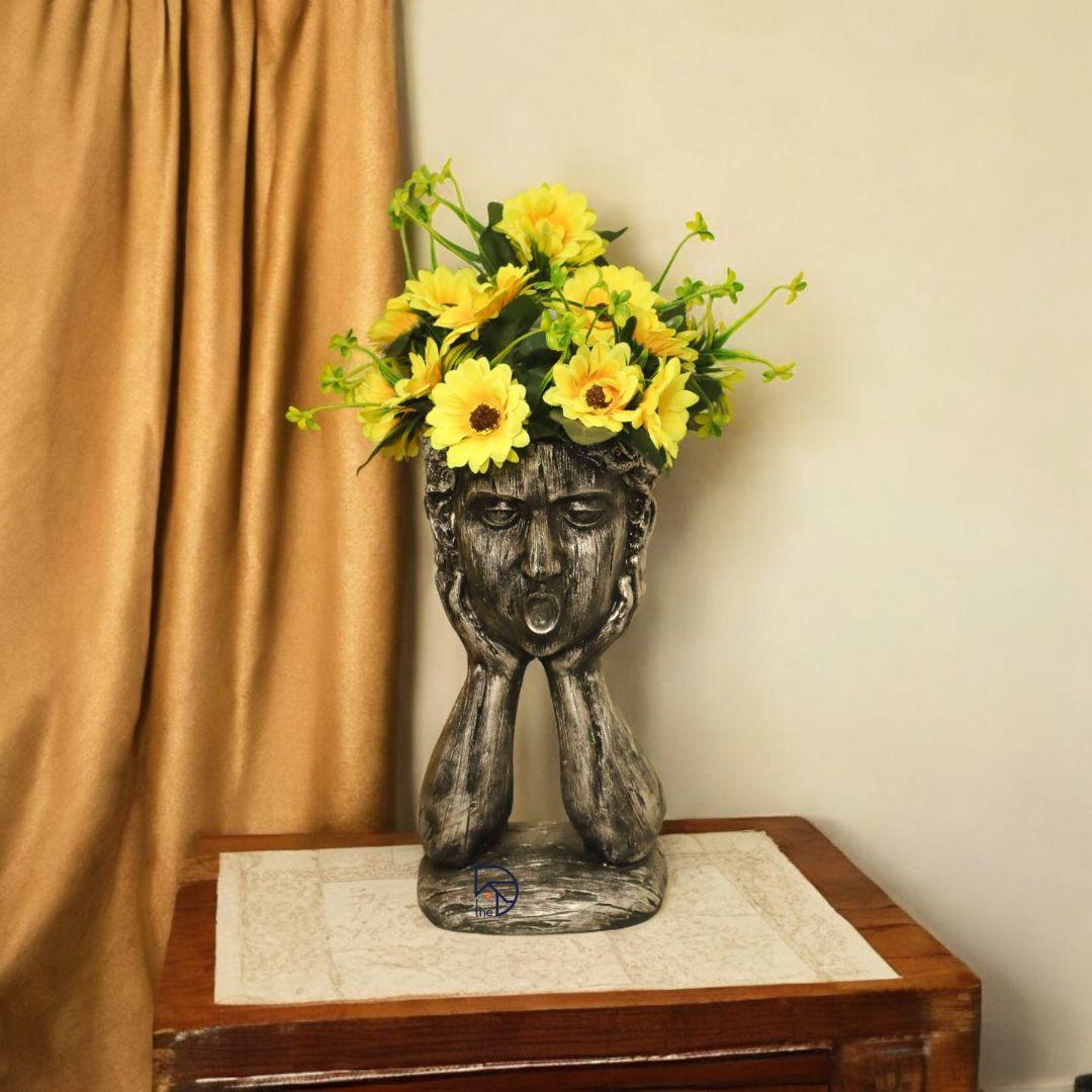 Modern Art Head Planter - The Decorshed