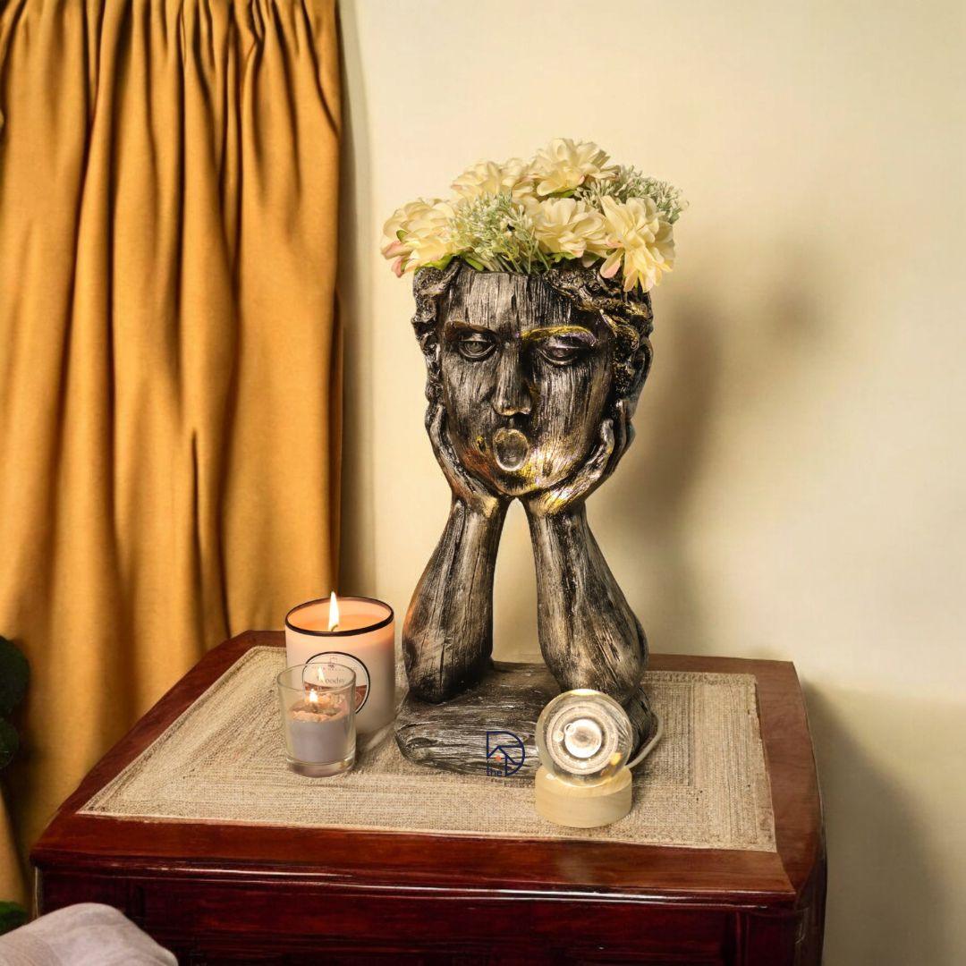 Modern Art Head Planter - The Decorshed