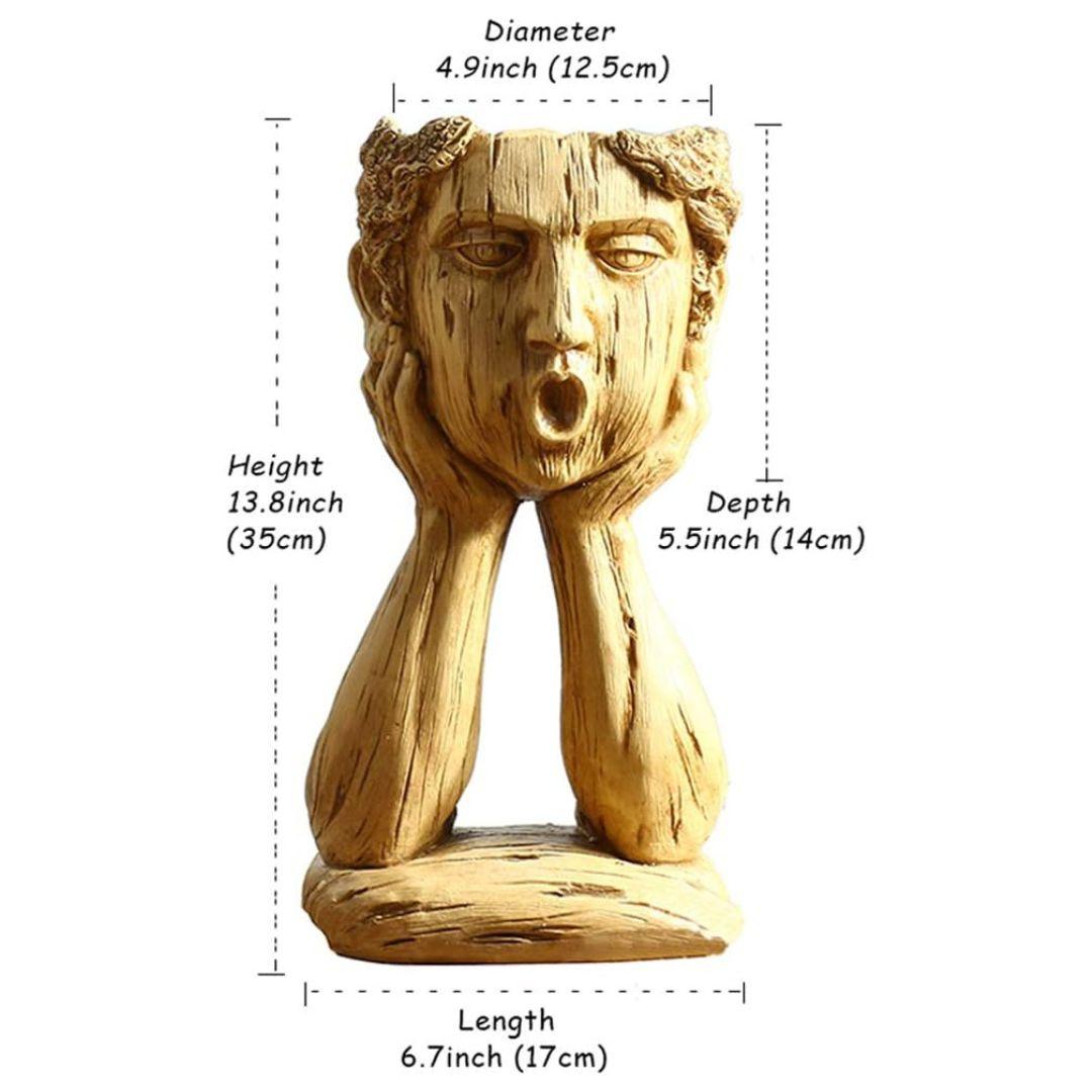 Modern Art Head Planter - The Decorshed