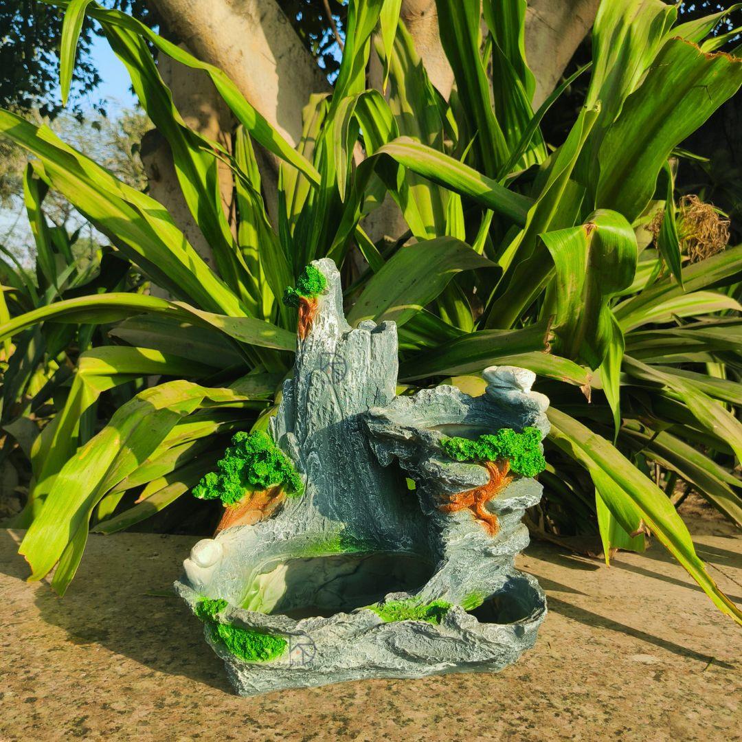 mountain gardens succulents Mountain Succulent Design Flower Pot – Resin Bonsai Planter – The Decorshed