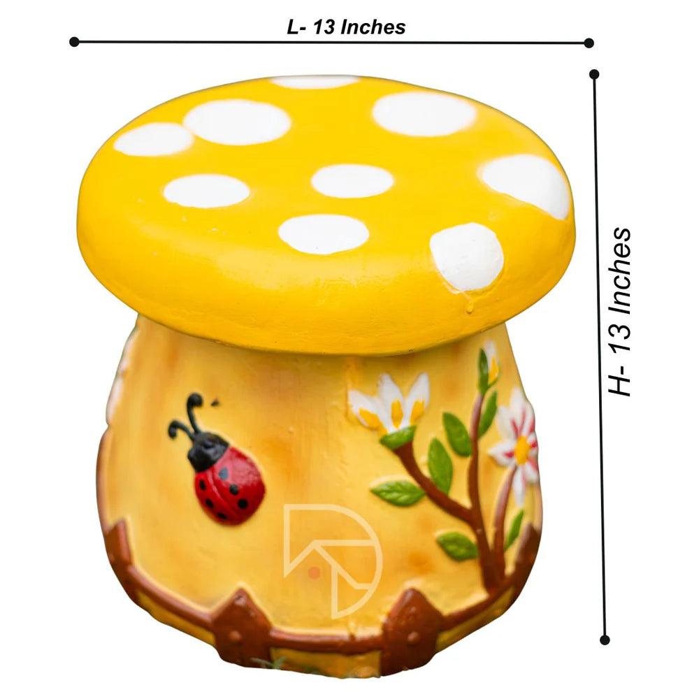 Mushroom Stool for Garden & Home Decor - The Decorshed