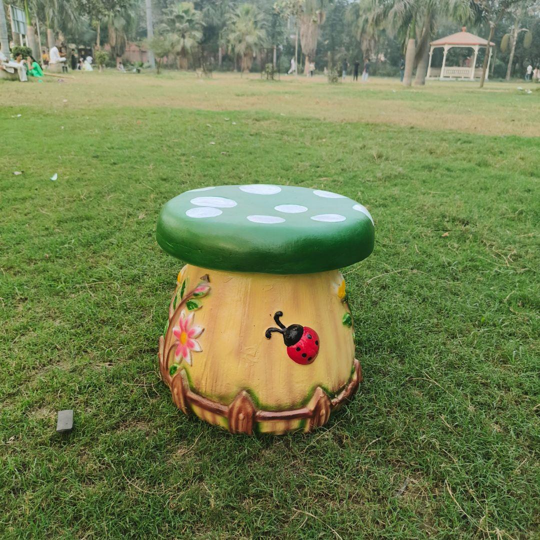 Mushroom Stool for Garden & Home Decor - The Decorshed