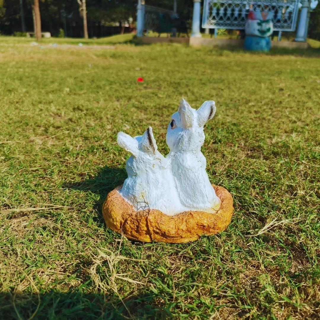 Rabbit from Hole for garden decor - The Decorshed