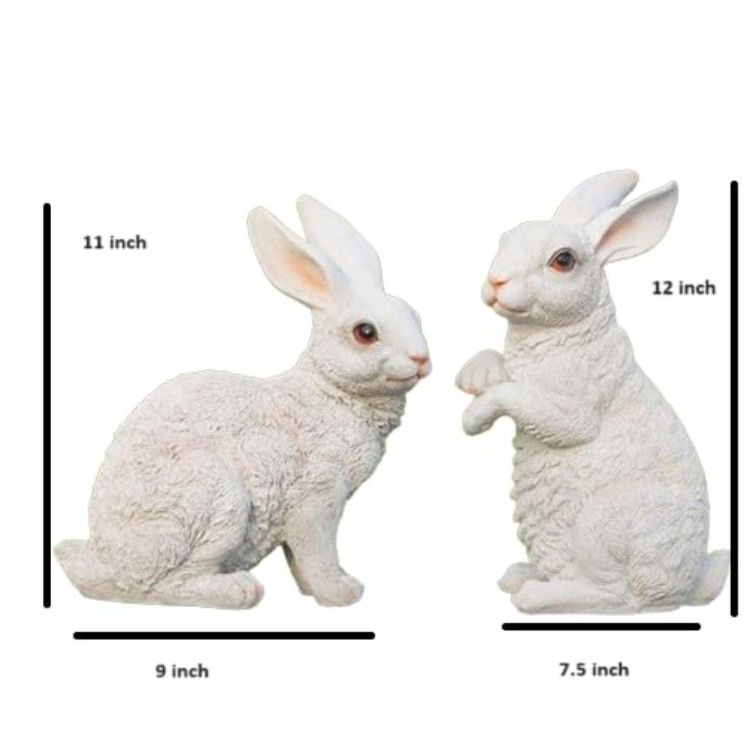 Sitting and Standing Rabbit Animal Figures - The Decorshed