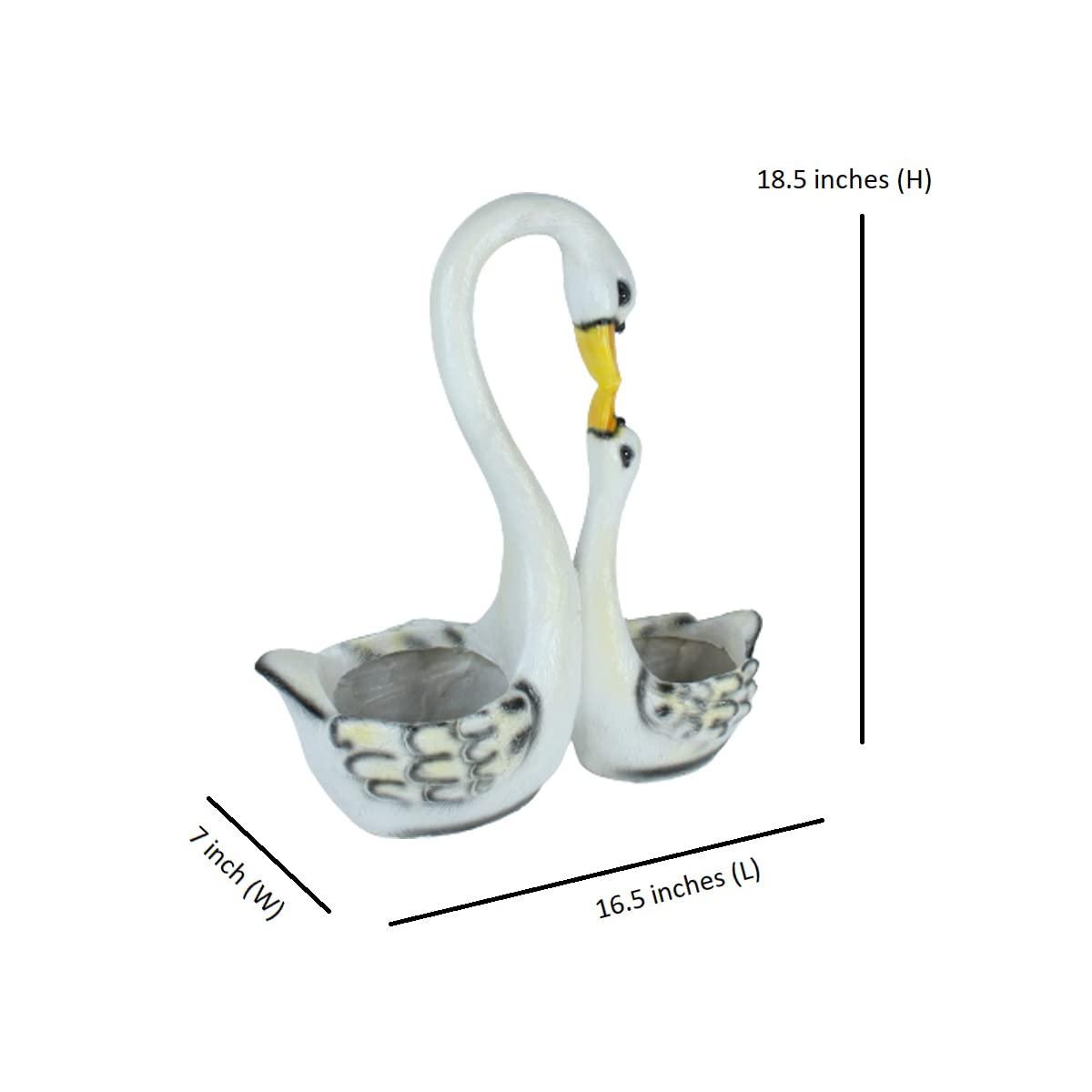 Swan Mother Baby Planter - The Decorshed