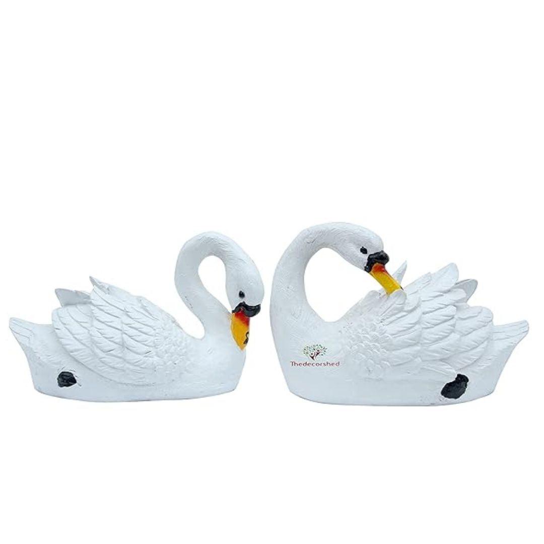 Swan Pair for Garden Decor - The Decorshed