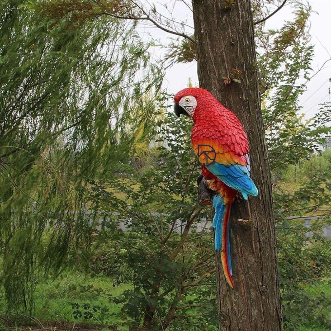 Wall Parrot for Garden Decor - The Decorshed