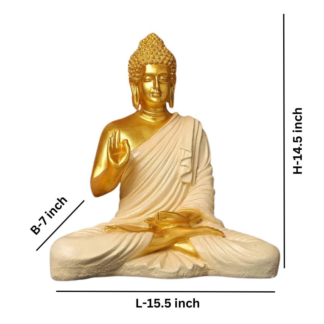 Golden Buddha Statue - The Decorshed