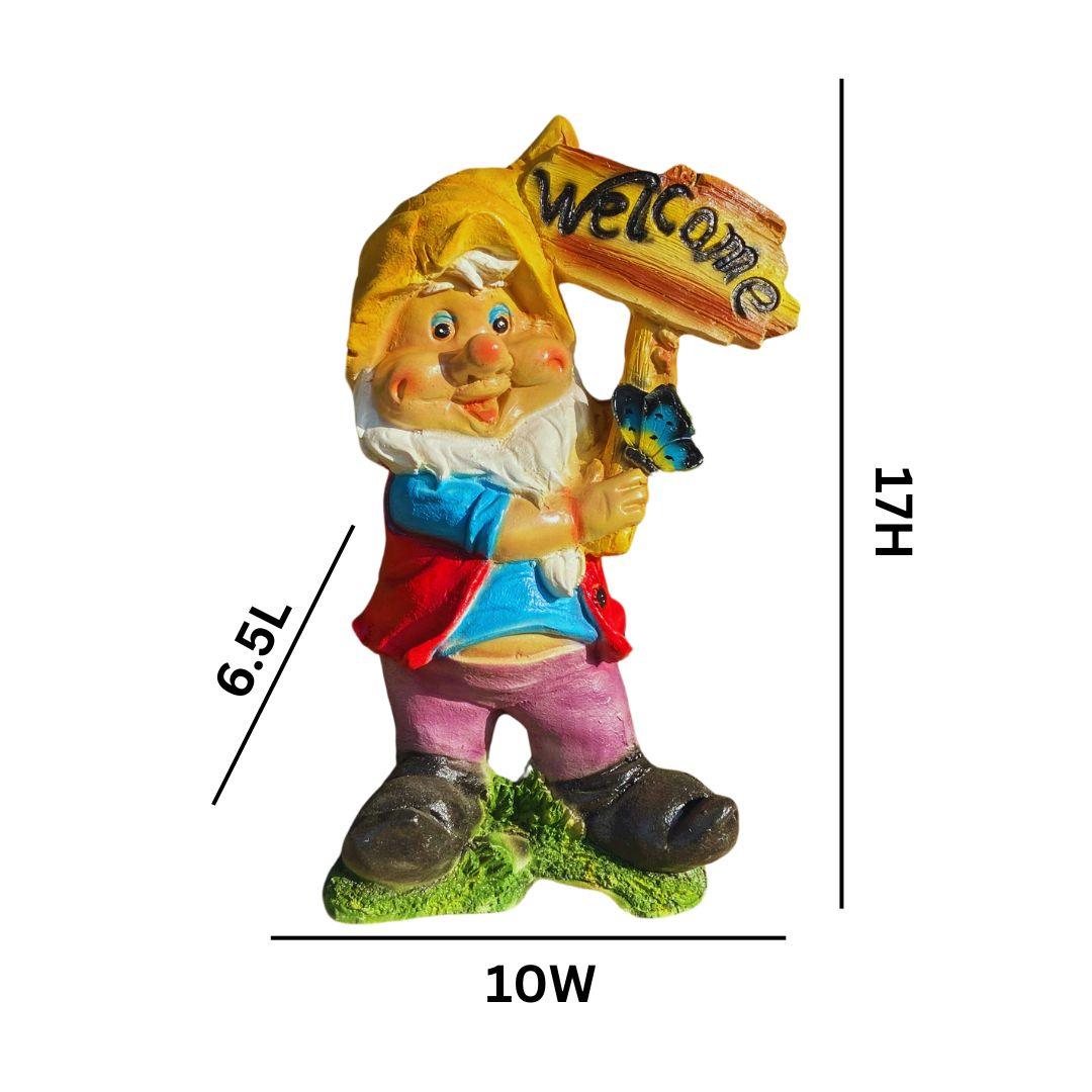 Welcome Gnome Statue - The Decorshed
