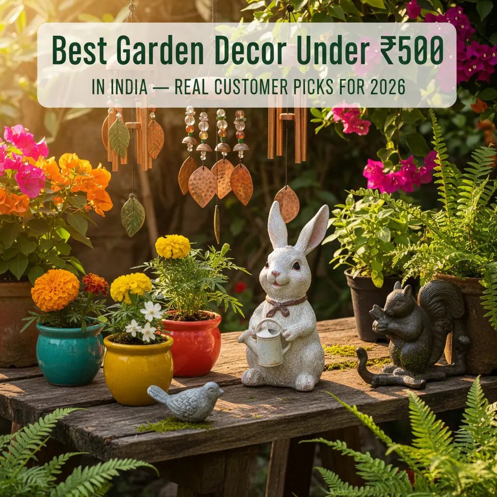 Best Garden Decor Items Under ₹500 in India — Real Customer Picks for 2026