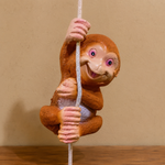 Hanging Monkey on String for Garden Decor