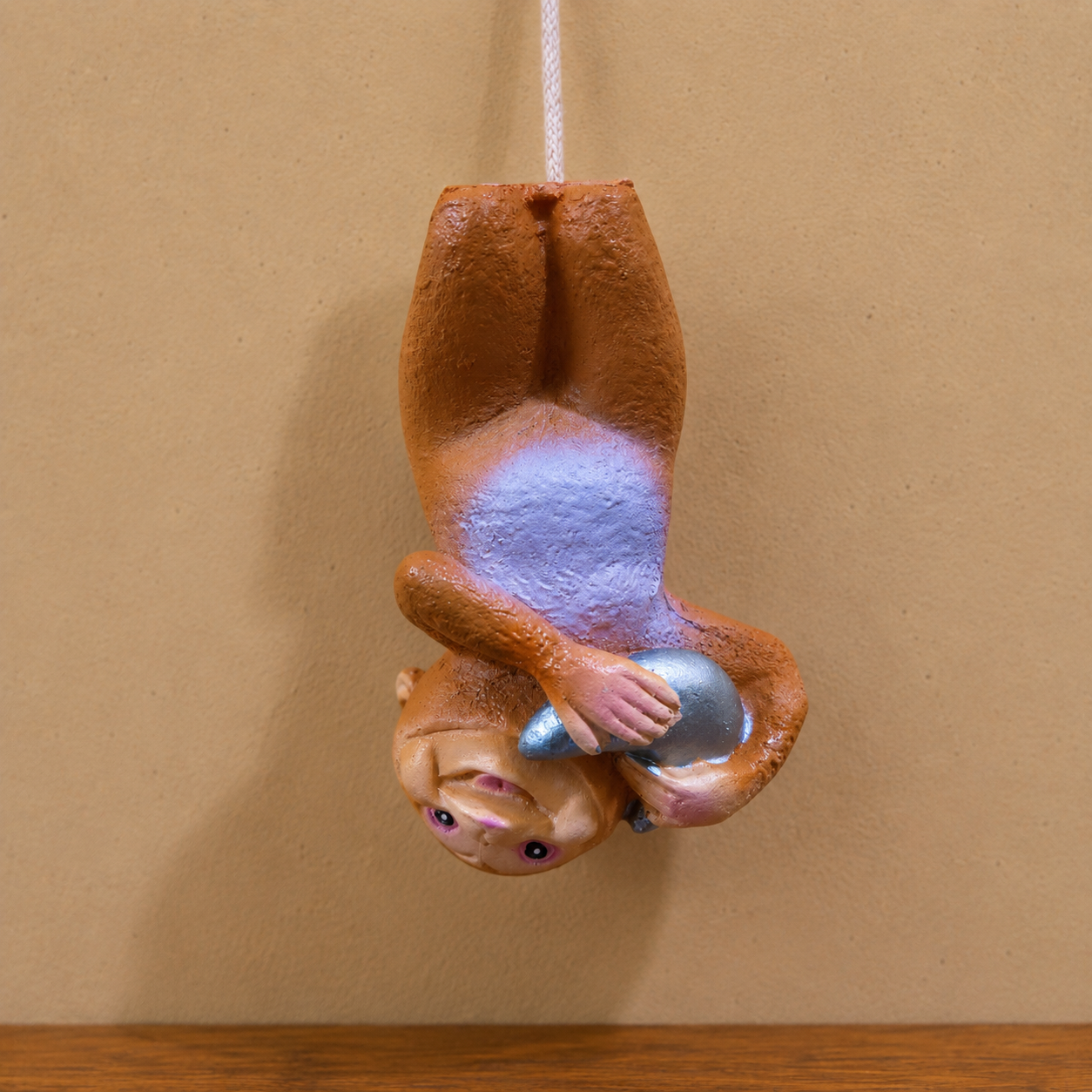 Hanging Monkey on String for Garden Decor