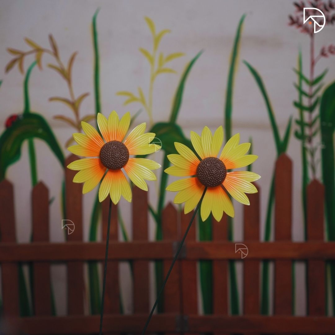 Sunny Bloom Garden Stake