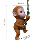Baby Monkey Figurine | Climbing Tree Garden Decor