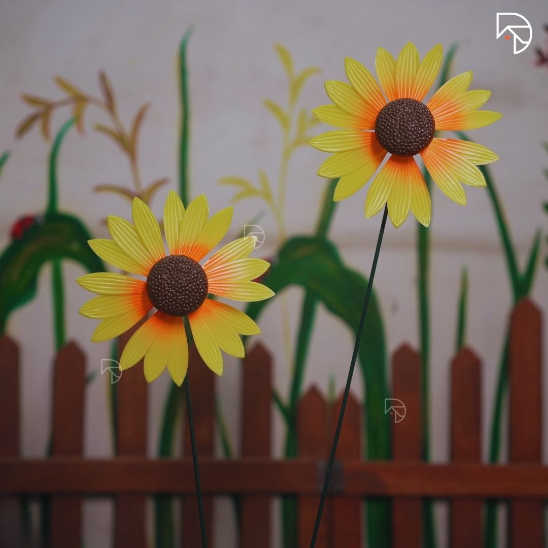 Sunny Bloom Garden Stake