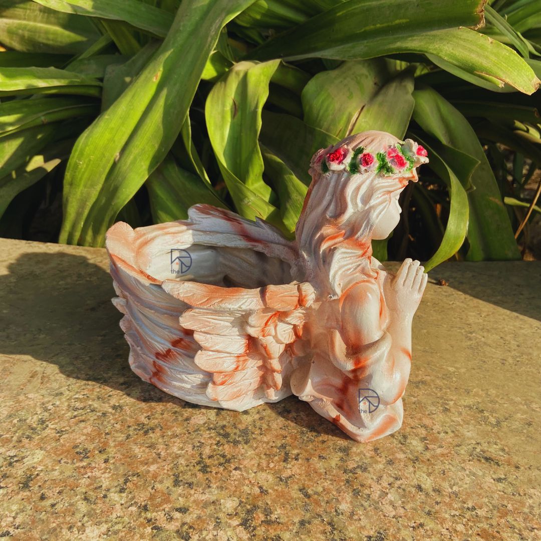 Cute Angel Pot For Graden Decor -    The Decorshed