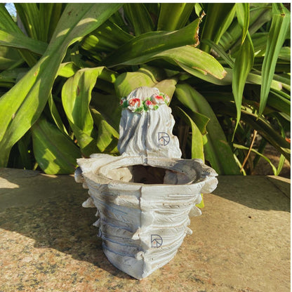 Cute Angel Pot For Graden Decor -    The Decorshed