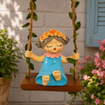 Cute Girl Swing Hanging Decor