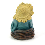 Miniature Old Man Figurine for Tray Decoration, Fisherman