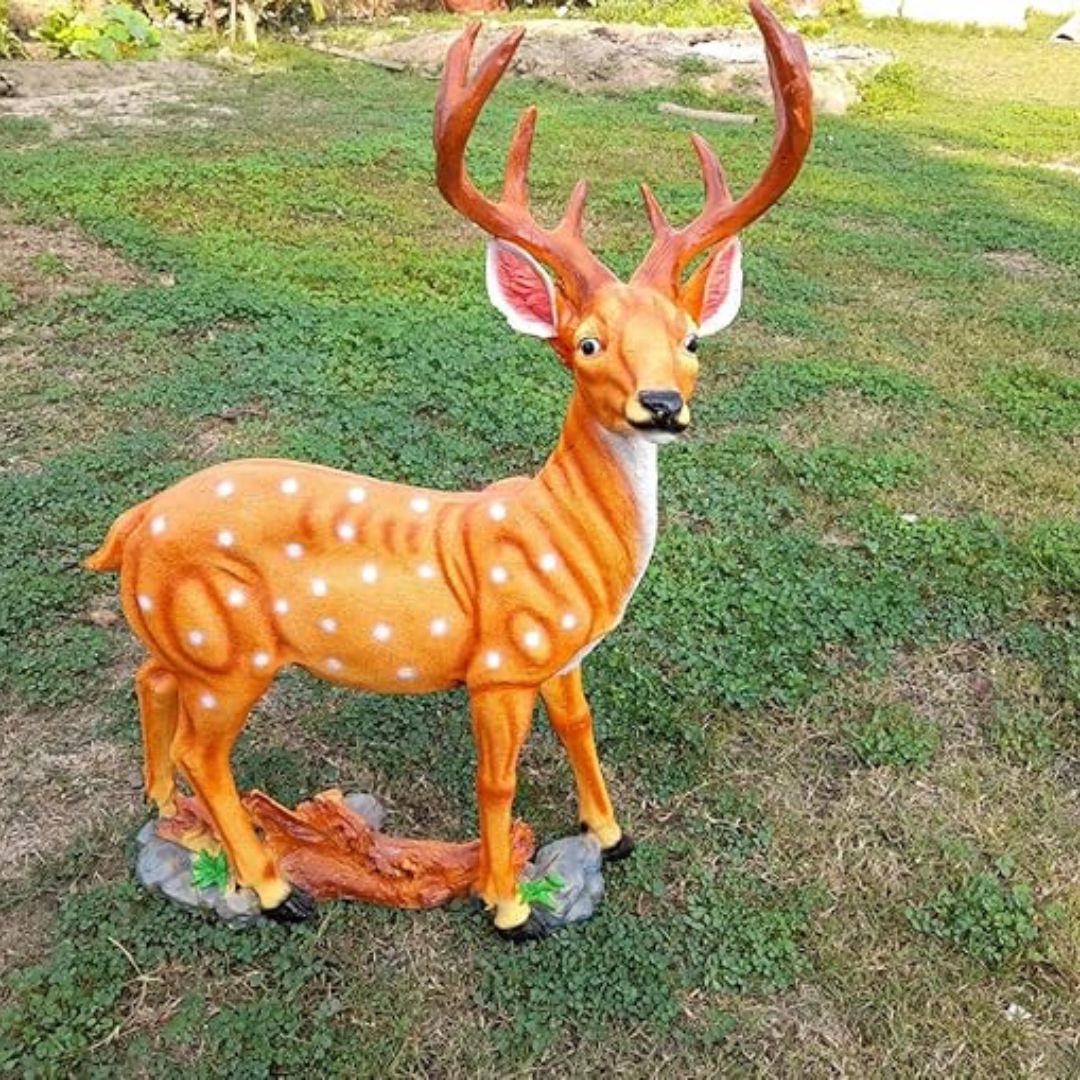 Big Deer with Horn For Garden Decor