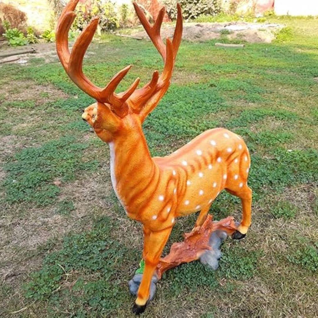 Big Deer with Horn For Garden Decor