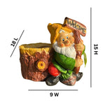 Welcome Garden Gnome Planter - The Decorshed
