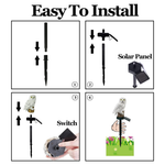 White Owl Solar Garden Lights - Snowy Owl Stake Lights (Set of 2)