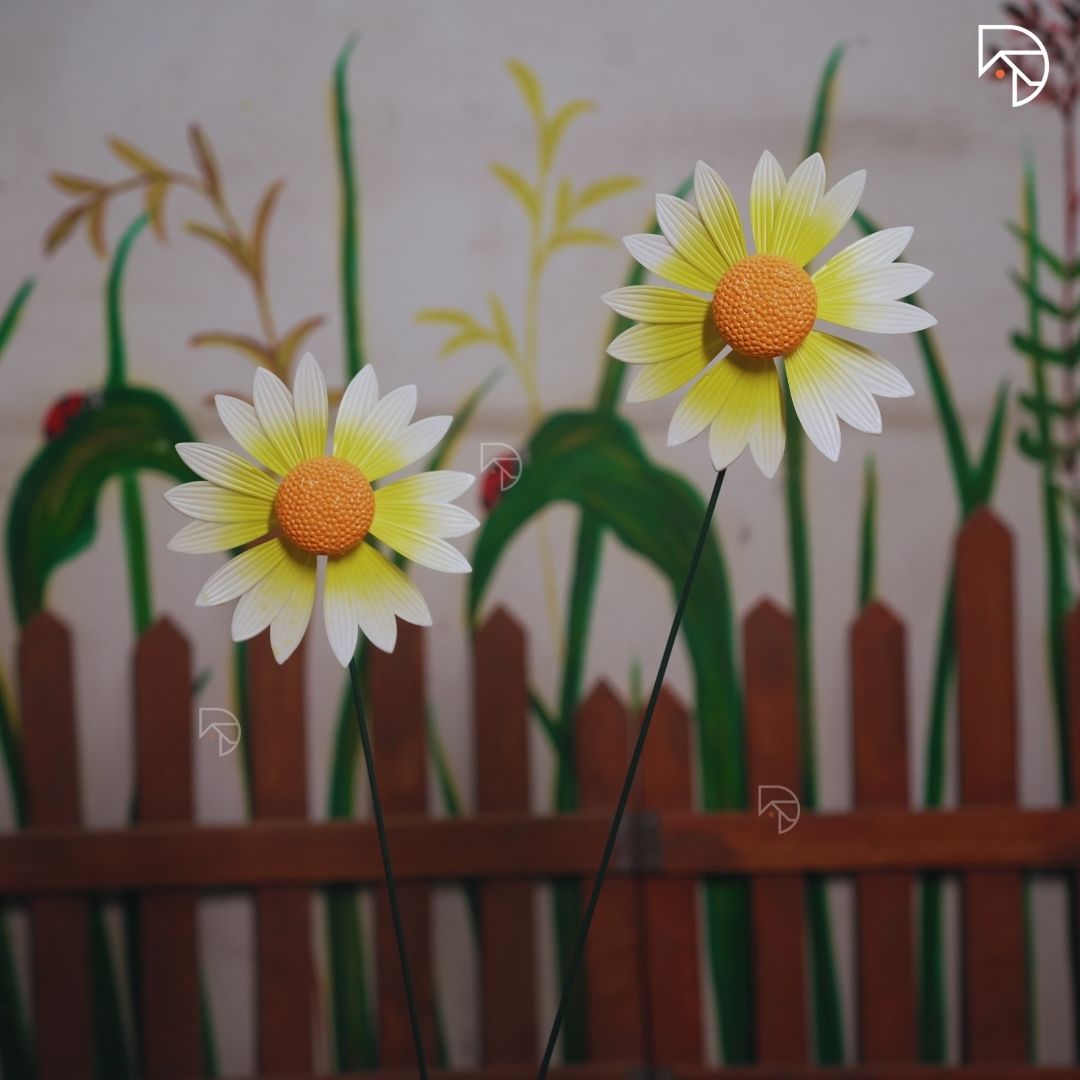 Sunny Bloom Garden Stake