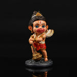 Cute Baby Hanuman Idol - Hand Painted Resin Bal Hanuman Statue