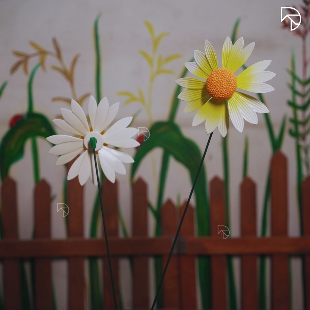Sunny Bloom Garden Stake