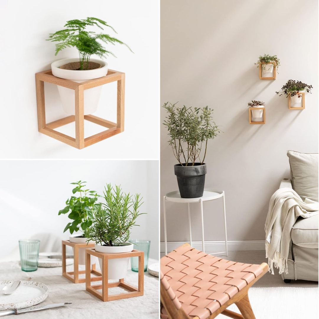Solid Wood Wall Mount Frames (Set of 3)