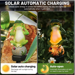 Frog Solar Garden Lights - Meditating Frog Stake Lights (Set of 2)