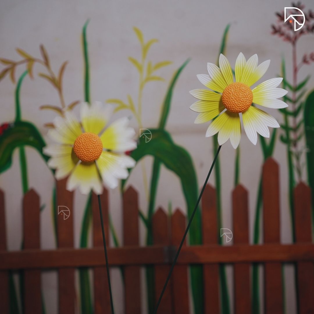 Sunny Bloom Garden Stake